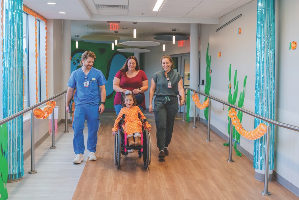 An Enclosed Connection Corridor Links The Childrens Hospital To The Piedmont Columbus Midtown Hospital So Staff And Patients Can Easily Go Between Both Buildings